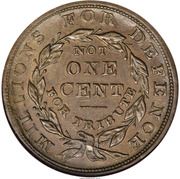 Cent - Hard Times Token - Millions For Defence - Reverse