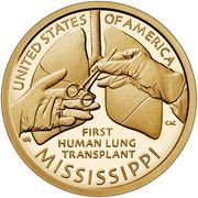 1 Dollar (American Innovation - Mississippi) - Reverse