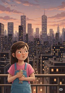 Mia's New Adventure daily life story for 7-12 years children in English featuring warm themes