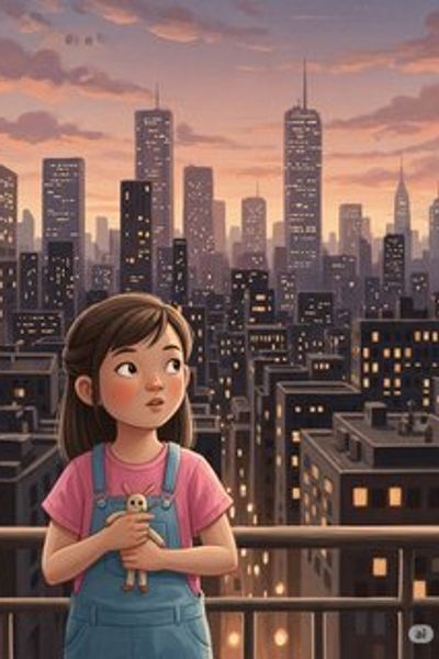 Mia's New Adventure daily life story for 7-12 years children in English featuring warm themes