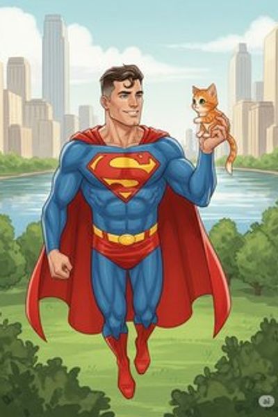 A Super Small Problem adventure story for 3-6 years children in English featuring tense themes