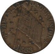 1 cent - laiton (Guerre civile) - Obverse