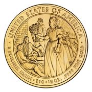 10 Dollars (Mary Todd Lincoln; Bullion Coinage) - Reverse