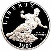 1 Dollar (Jackie Robinson) - Obverse