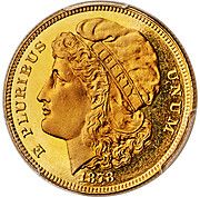 10 Dollars "1878 Half Eagle" - Morgan Type - Obverse