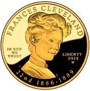 10 Dollars (Frances Cleveland (First Term); Bullion Coinage) - Obverse