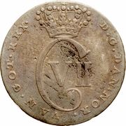 12 Skilling - Christian VII - Obverse