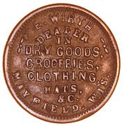 Civil War Merchant Token - E. Wirth (Mayfield, Wisconsin) - Reverse