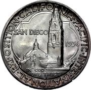 ½ Dollar - San Diego (California-Pacific Exposition) - Reverse