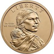 1 Dollar "Native American Dollar" (Mary Kawena Pukui) - Obverse