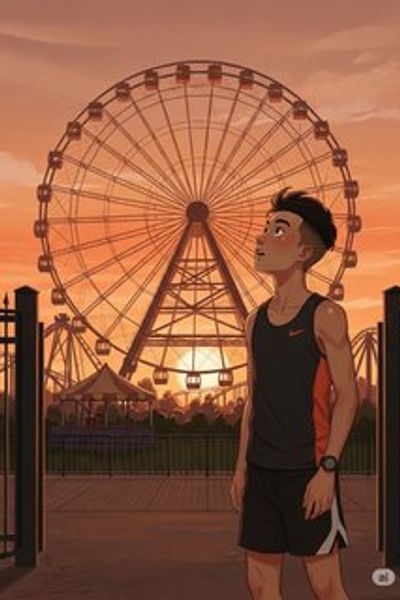 光輪下的承諾 romance story for 13-18 years children in Chinese featuring warm themes