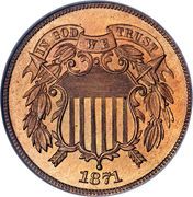 2 Cents "Union Shield" - Obverse