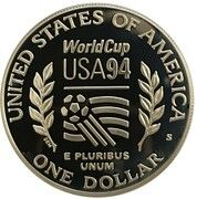 1 Dollar (1994 World Cup Tournament) - Reverse