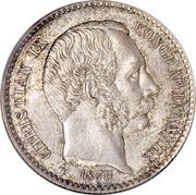 10 Cents - Christian IX - Obverse