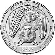 ¼ Dollar "Washington Quarter" (National Park of American Samoa) - Reverse