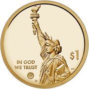 1 Dollar (American Innovation - Indiana) - Obverse