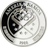 25 Dollars (XXIV Olympics) - Obverse