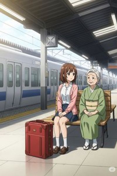 出発のベル daily life story for 7-12 years children in Japanese featuring warm themes