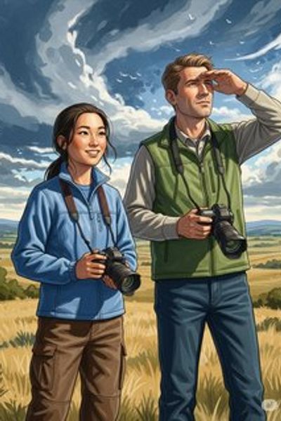 The Sky Chasers daily life story for 7-12 years children in English featuring inspiring themes