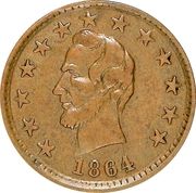Cent - Lincoln "O.K." Patriotic Civil War Token - Obverse