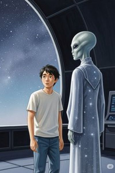 宇宙の夜明け educational story for 13-18 years children in Japanese featuring inspiring themes