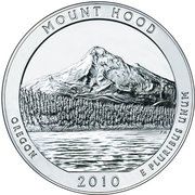 ¼ Dollar "Washington Quarter" (Mount Hood National Park - Silver 5 oz Bullion) - Reverse