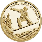 1 Dollar (American Innovation - Vermont) - Reverse