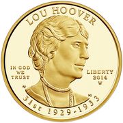 10 Dollars (Lou Hoover; Bullion Coinage) - Obverse