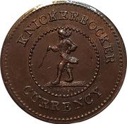 Civil War Token - Knickerbocker Currency - Obverse