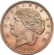 2½ Dollars "Quarter Eagle" (Pattern; copper) - Obverse