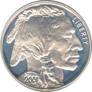 1 Dollar (American Buffalo) - Obverse