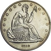 1 Dollar "1839 Gobrecht Dollar" (Pattern) - Obverse