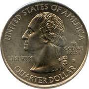 ¼ Dollar "Washington Quarter" (District of Columbia) - Obverse