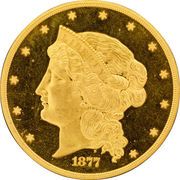 50 Dollars "Half Union" (Pattern; gold) - Obverse