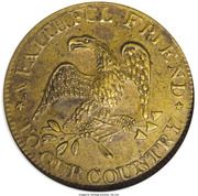 Hard Times Token - Julian C Verplanck - Reverse