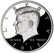 ½ Dollar "Kennedy Half Dollar" (Silver Proof Issue) - Obverse