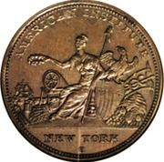 Hard Times Token - R&W Robinson Buttons - Obverse