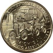 1 Dollar (American Innovation - Michigan) - Reverse