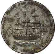 Rhode Island Ship Token - Obverse