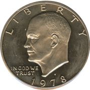 1 Dollar "Eisenhower Dollar" - Obverse