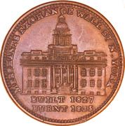 Token - Merchant exchange Wall St. N. York - Obverse
