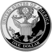 1 Dollar (Bald Eagle Recovery and National Emblem) - Reverse