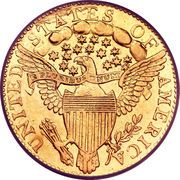 2½ Dollars "Capped Bust to Right - Quarter Eagle" - Reverse