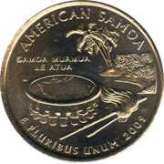 ¼ Dollar "Washington Quarter" (American Samoa) - Reverse