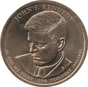 1 Dollar (John F. Kennedy) - Obverse