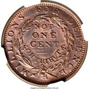 1 Cent (Millions For Defence, Not One Cent For Tribute) - Reverse