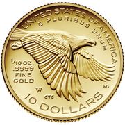 10 Dollars (American Liberty) - Reverse