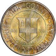 ½ Dollar (York County, Maine Tercentenary) - Reverse