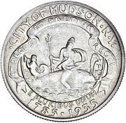 ½ Dollar (Hudson) - Obverse