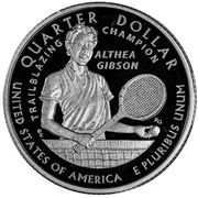 ¼ Dollar "Washington Quarter" (Althea Gibson) - Reverse